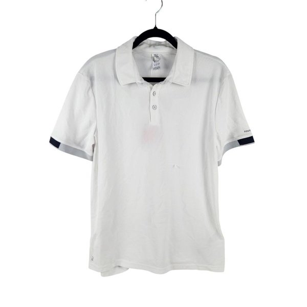 Polo de Equitación Hombre Blanco Talle L Nuevo - imagen 1
