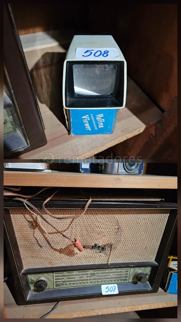 Televisor Antiguo "Marina" y Visor "508"