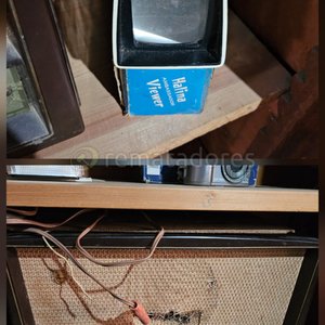 Lote siguiente: Televisor Antiguo "Marina" y Visor "508"