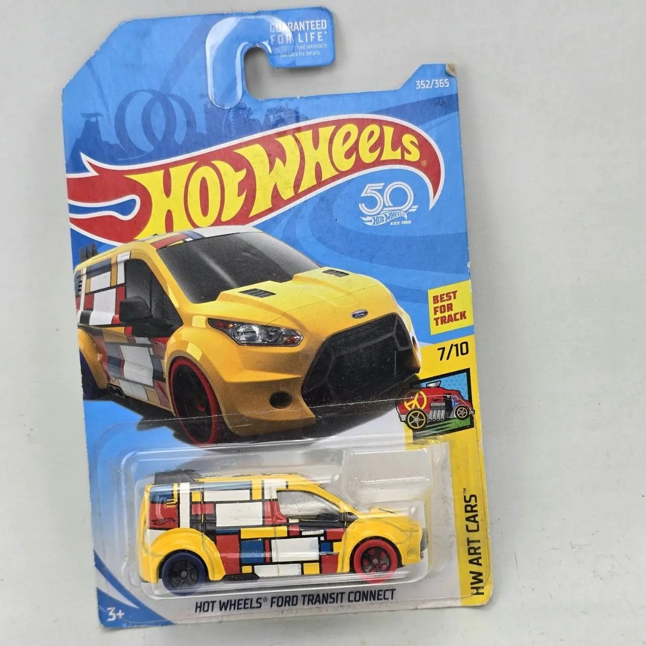 Hot Wheels Art Cars Ford Transit Connect Amarillo