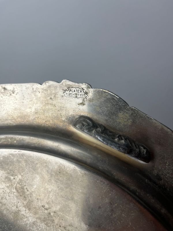 Centro de mesa en plata con bolígrafo azul - imagen 5