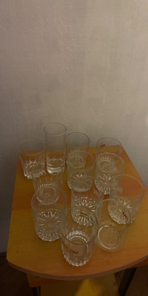 Set de 12 Vasos para Whisky