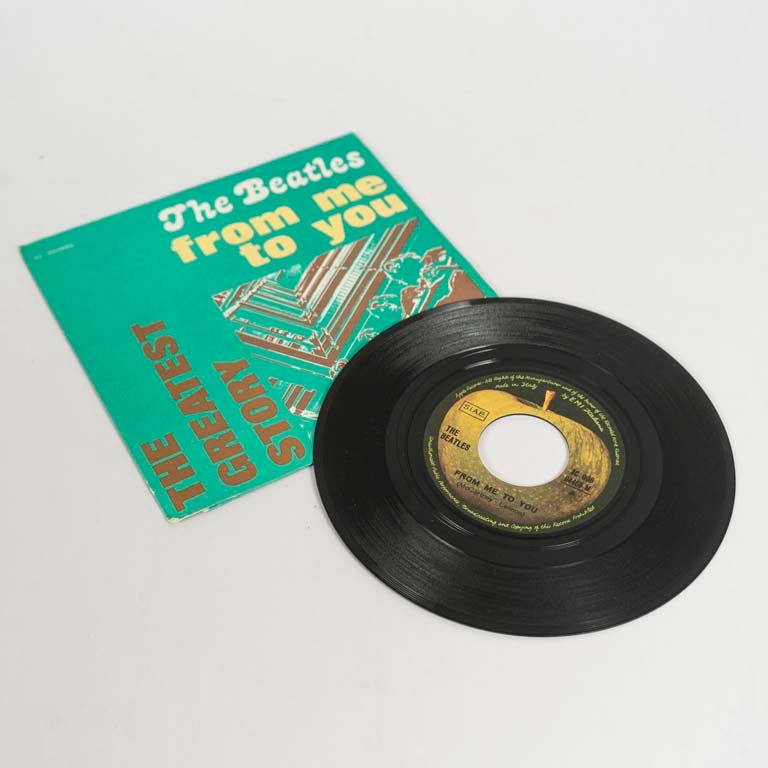 Disco Vinilo Single The Beatles "From Me To You" Serie Especial Coleccionistas Apple EMI Italia