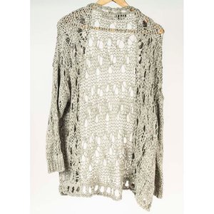 Saco Gris Calado TopShop Talle S/M - imagen 2