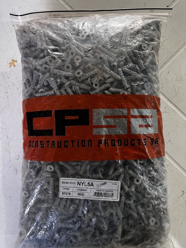 Bolsa de Tacos Fischer NYL 5A - 3500 Unidades