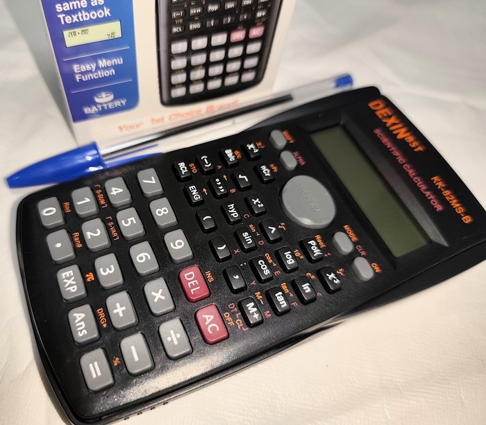 Calculadora Científica DEXIN BST KK-82MS-B Nueva en Caja Negra