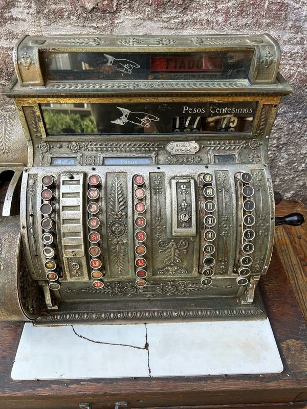 Caja Registradora Nacional 1912: Una Joya de la Historia en Excelente Estado - imagen 6