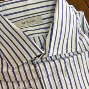 Camisa A.Crew Rayada Talle M Nueva - imagen 2