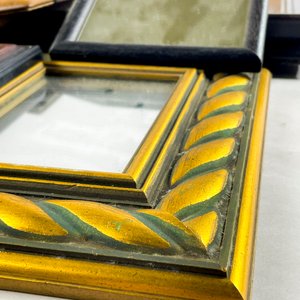 Lote de 8 Espejos con Marcos de Madera de Estilos Variados - imagen 4