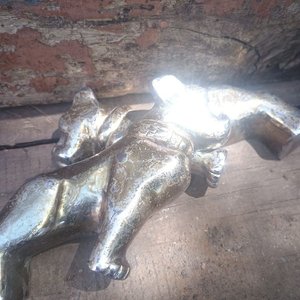 Adorno Emblema Bulldog Francés Cromado para Capó de Auto - imagen 2