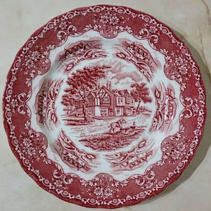 Plato Vintage Porcelana Inglesa W.H. Grindley "English Country Inns" - The Lambert Arms - imagen 1