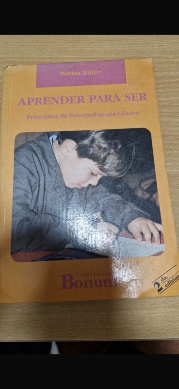 Lote anterior: Libro Aprender para ser de Marina Müller