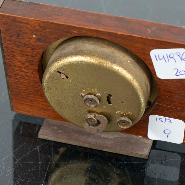 Reloj de madera y bronce Mauthe, alemán - imagen 2