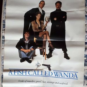 Lote siguiente: Poster Original "A Fish Called Wanda" (Los enredos de Wanda) - 1988