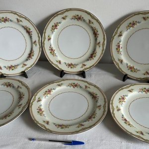 Juego de 6 Platos de Porcelana Orion Fine China - Made in Japan - imagen 3