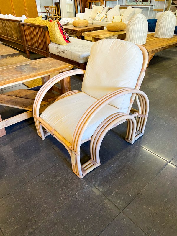 Sillón de Rattan Estilo Nórdico