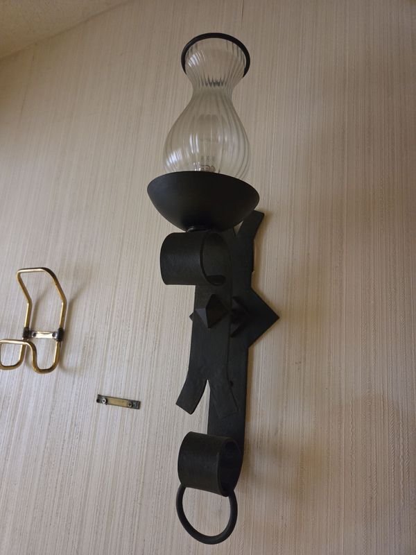 Apliques de pared en hierro para iluminación - imagen 4