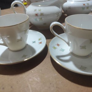 Juego de Café Porcelana KPM Krister Alemania - imagen 4