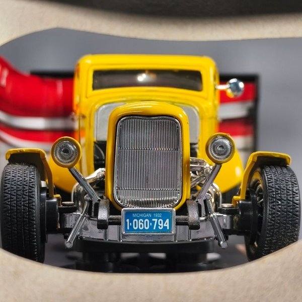 Modelo de coche de 1932 Ford en metal de die-cast, restaurado y detallado - imagen 5