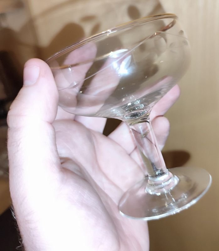 Copas de champán talladas al ácido - imagen 4