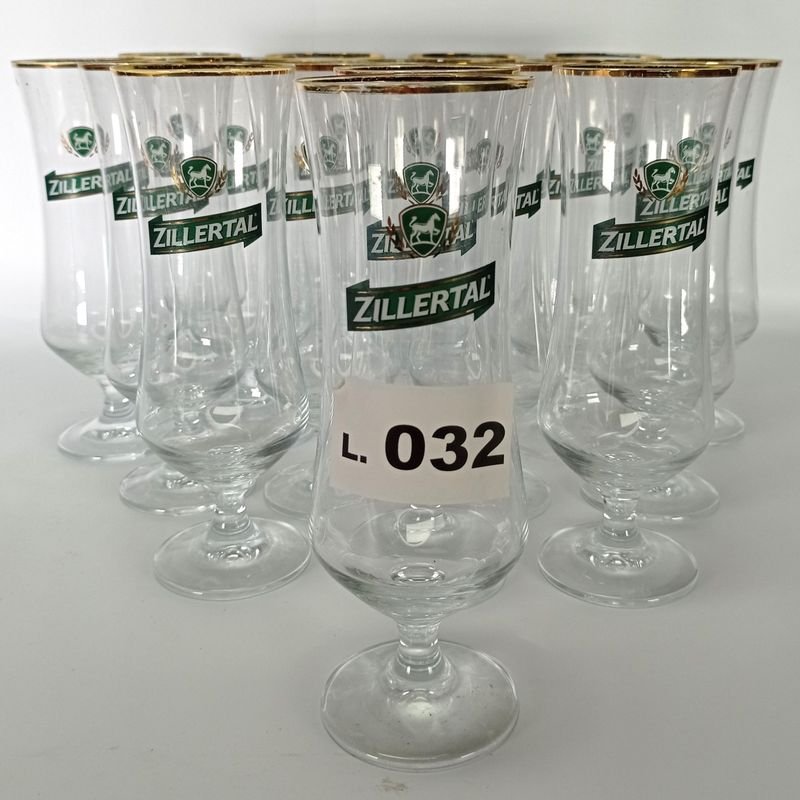 Lote anterior: Vasos de cristal con publicidad de Zillertal