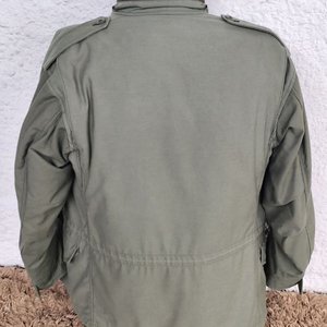 Campera Militar Alpha Industries M-65 Verde Talle Medium Forro Desmontable - imagen 9
