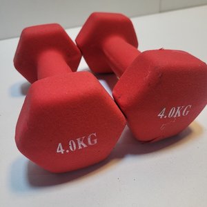Par de Mancuernas Rojas de 4kg Cada Una - imagen 4