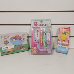 Juego de Equilibrio Luna Didacta, Kit Princesas para Colorear y Juego Electrónico Tetris - imagen 1