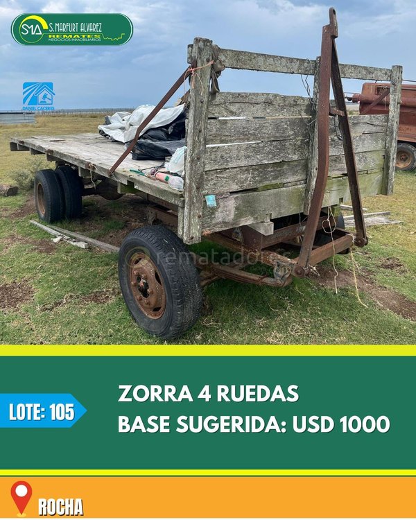 Carro de 4 Ruedas para Tractor