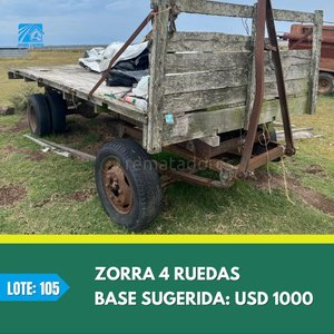 Lote anterior: Carro de 4 Ruedas para Tractor