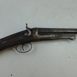 Antigua Escopeta de Avancarga Siglo XIX con Culata de Madera - imagen 4