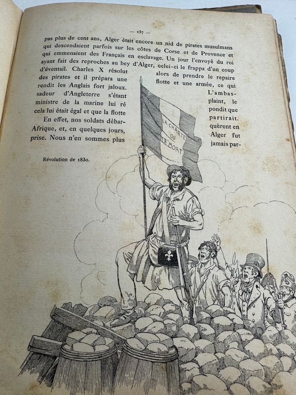 Libro de Historia de Francia, Ilustrado por Job, 1930 - imagen 6