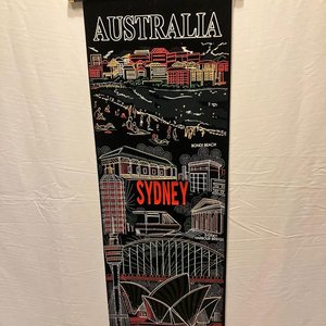 Tapiz Colgante Vintage de Australia con Escenas de Sídney - imagen 3