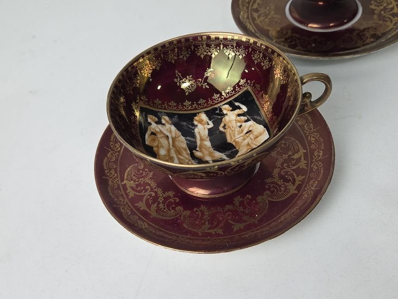 Colección de tazas de té y café en porcelana fina - imagen 5