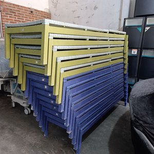 Camastros de Aluminio y Ratán Sintético Violeta con Respaldo Reclinable - imagen 9