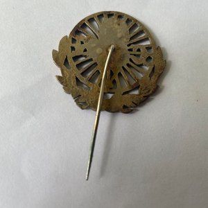 Pin Antiguo C.V.N. con Escudo y Laureles - imagen 2