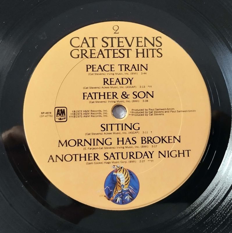 Vinilo de CAT STEVENS: 'Greatest Hits' Importado USA, Año 1983 - imagen 3