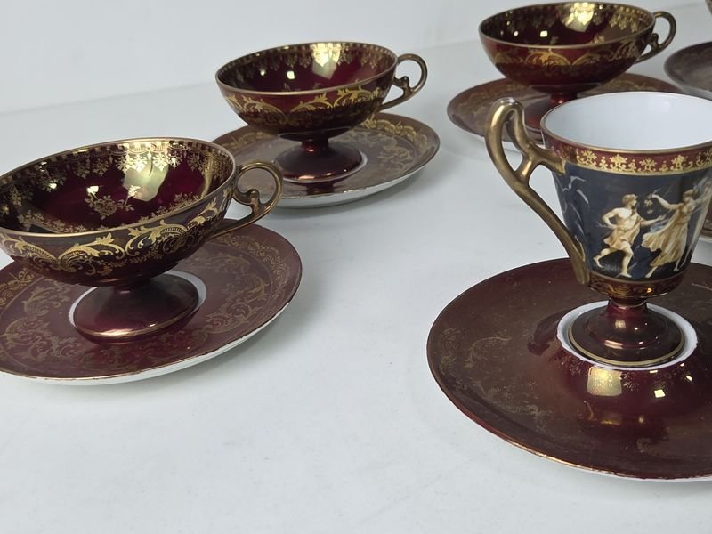 Colección de tazas de té y café en porcelana fina - imagen 6