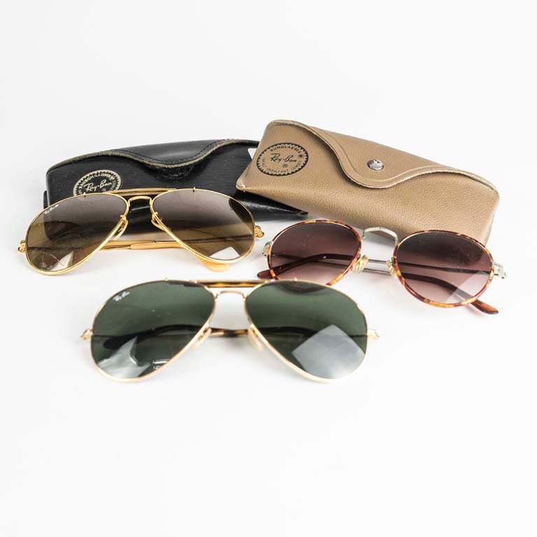 Lote siguiente: Lentes de sol: Ray Ban, imitación y otros