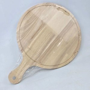 Tabla Redonda de Madera para Servir o Picar - imagen 2