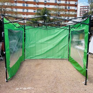 Lote anterior: Gazebo Plegable Verde 2.5x2.5M con Laterales Transparentes