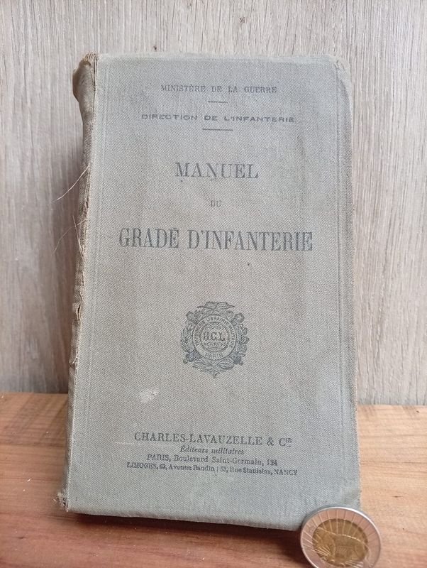 Manual del Grado de Infantería Francés 1929 - Ministerio de Guerra