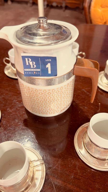 Juego de café Art Deco en porcelana - imagen 3
