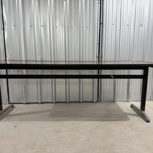 Mesa Rectangular Multiuso Estructura Metálica Tapa Imitación Madera - imagen 7