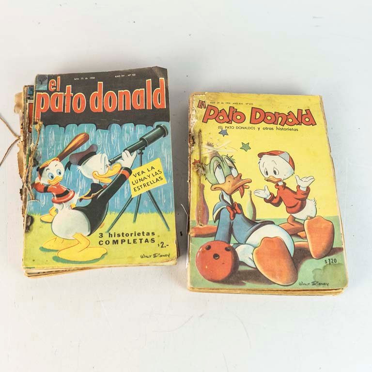 20 Revistas El Pato Donald de 1956 y 1958