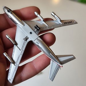 Maqueta Avión Boeing 707 Qantas 1/400 con Accesorios - imagen 2