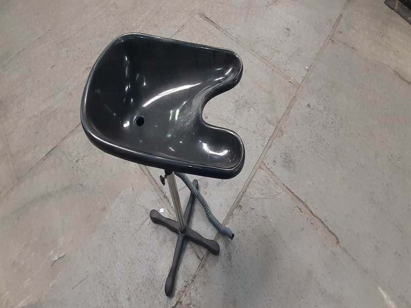 Lavatorio Palangana para Peluquería Negro
