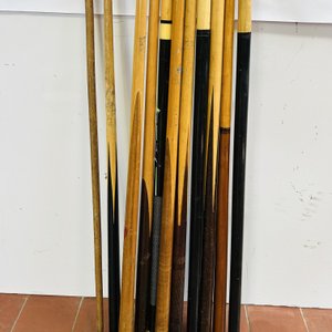 Diez Tacos de Billar de Madera en Varias Medidas - imagen 2