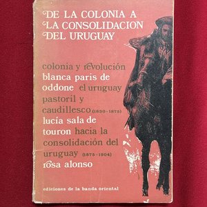 Lote anterior: Libro "De la Colonia a la Consolidación del Uruguay" por Rosa Alonso