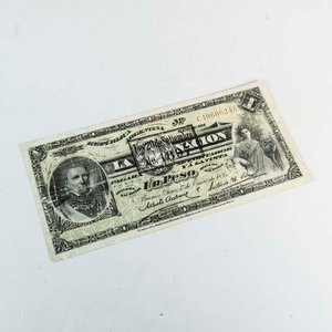 Lote siguiente: Billete de 1 Peso Argentino de 1897 del Banco de la Nación